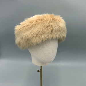 faux fur camel headband