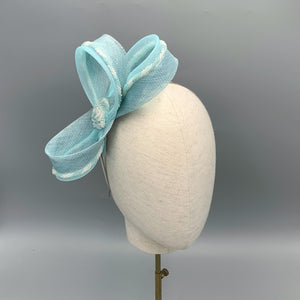 aqua fascinator